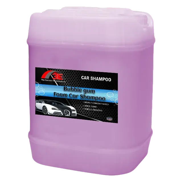 5 gallon Bubblegum Snow Foam Car Shampoo Purple – bulk high foaming car shampoo for car wash solutions and detailing display image.