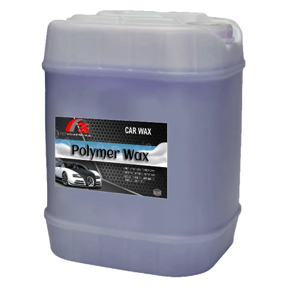 5 gallon Polymer Wax Blue – rainbow wax car wash solution with polymer gloss and paint protection for tunnel car wash systems display image.