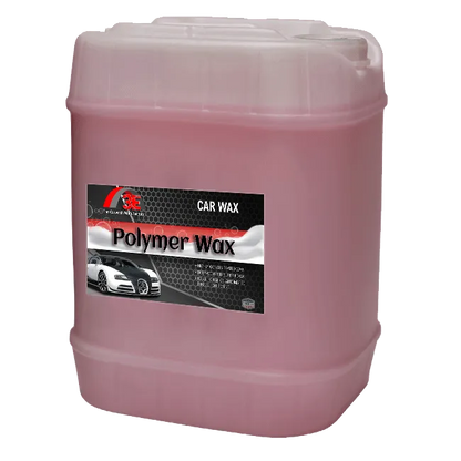 5 gallon Polymer Wax Red – rainbow wax car wash solution with polymer gloss protection for tunnel car wash systems and professional car wash owners display image.