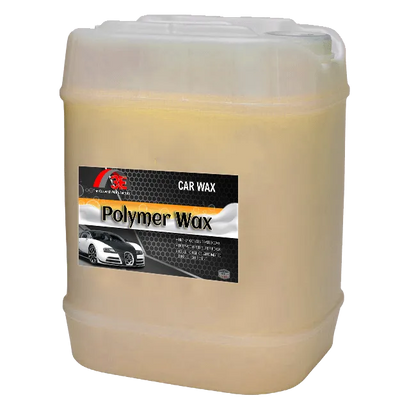 5 gallon Polymer Wax Yellow – rainbow wax car wash solution with polymer gloss protection for tunnel car wash systems and professional car wash owners.