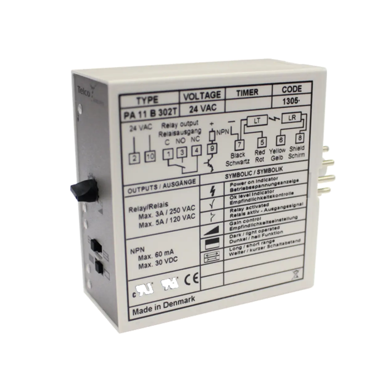 Telco Dual Amplifiers 24VDC (MPA21B503)