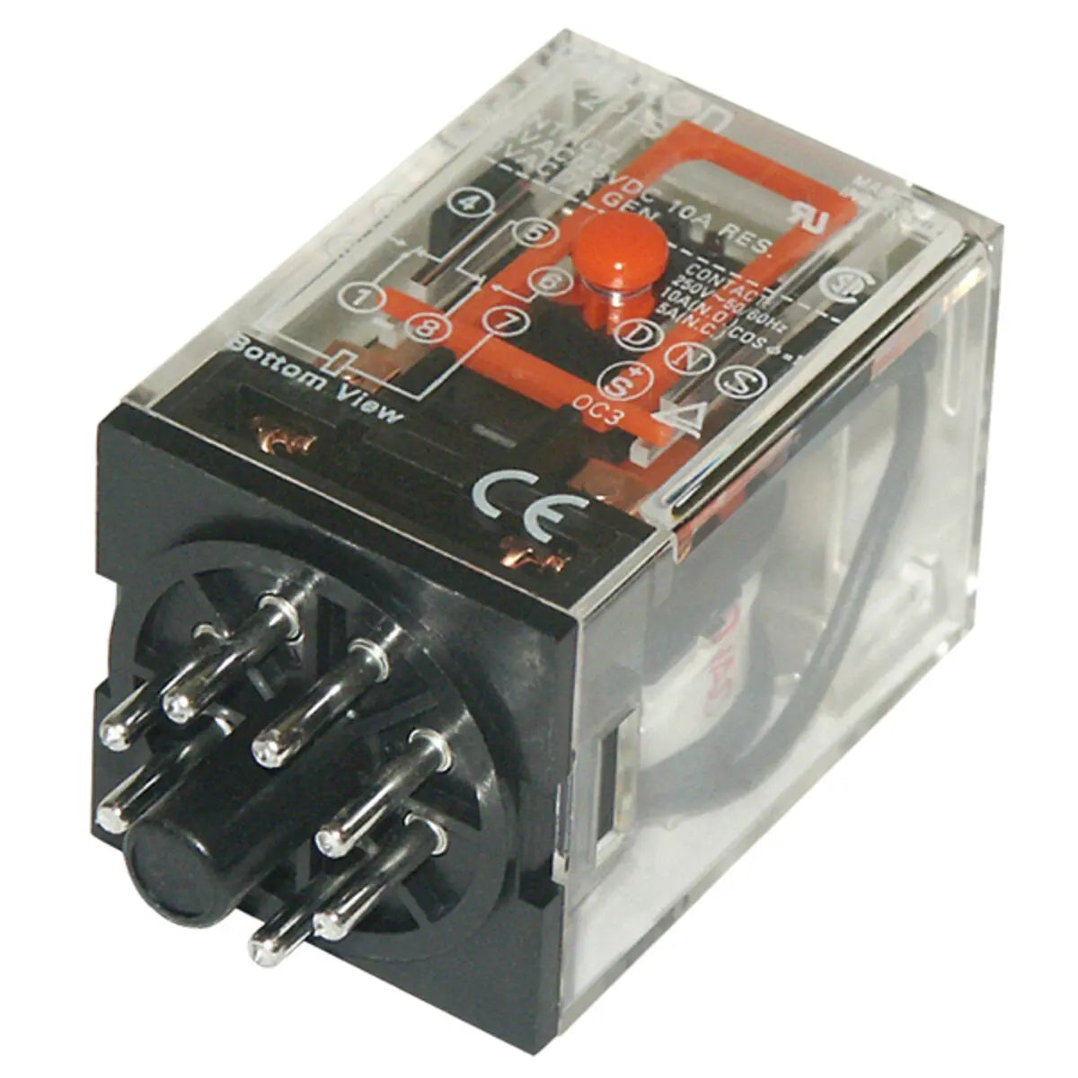Dayton Relay Input Coil 115VAC 8-Pin