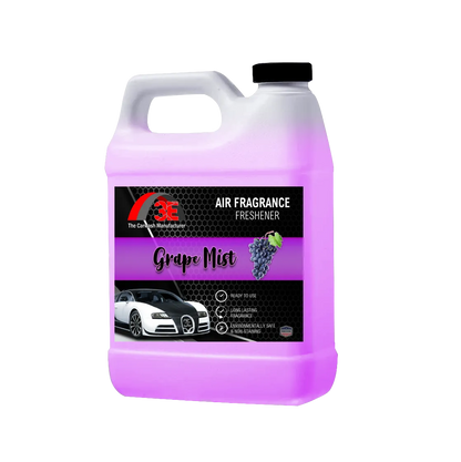 64 oz Grape Mist Air Freshener & Odor Eliminator jug for detailers display image.