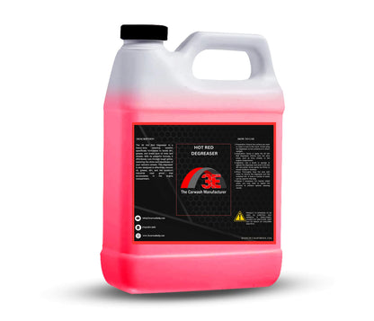 64 oz Hot Red Car & Engine Degreaser – heavy duty automotive degreaser for engines, wheels, and tire cleaning back view.