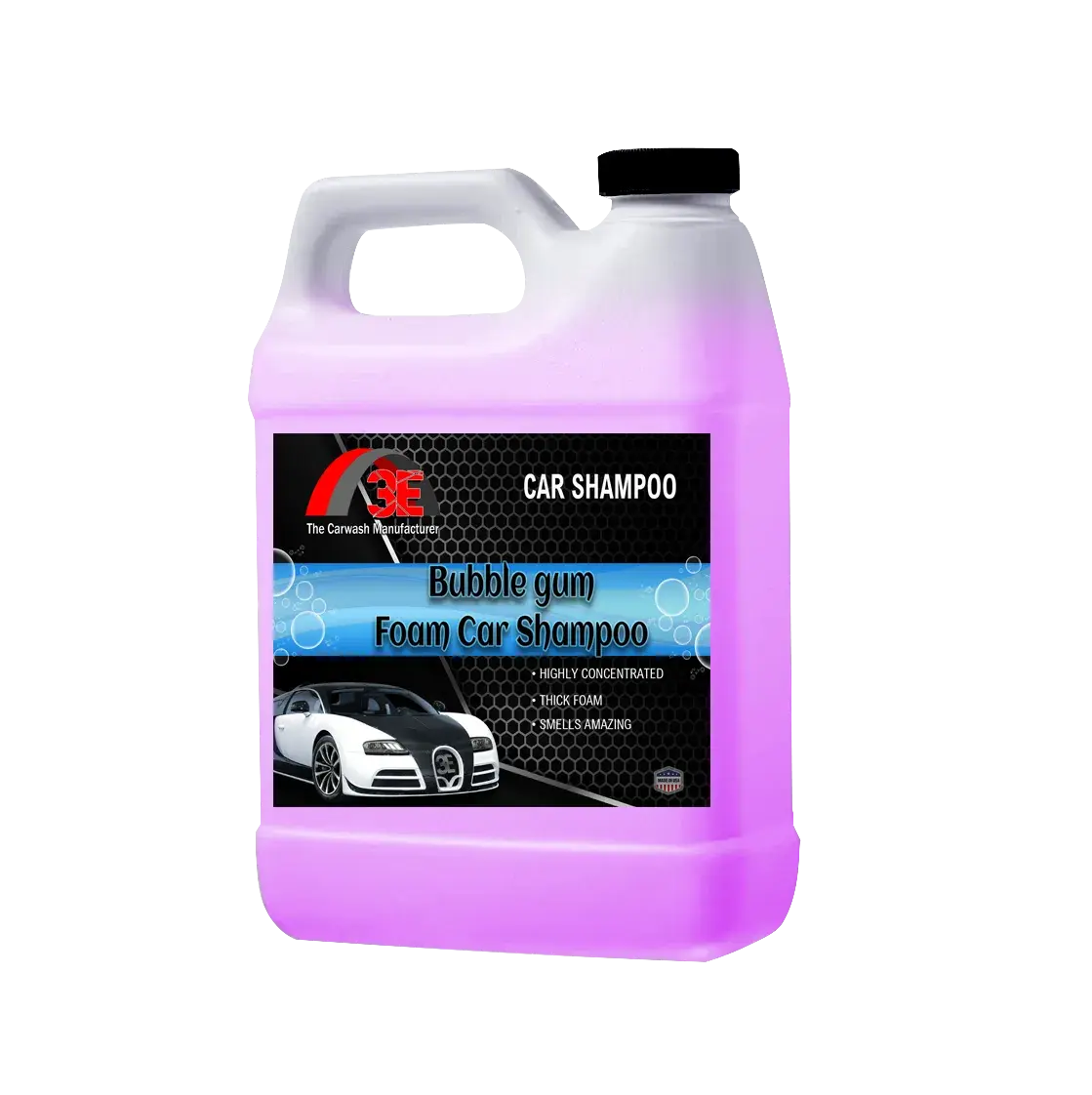 64oz Bubblegum Snow Foam Car Shampoo Purple – high foaming car shampoo for car wash owners and auto detailing pros.
