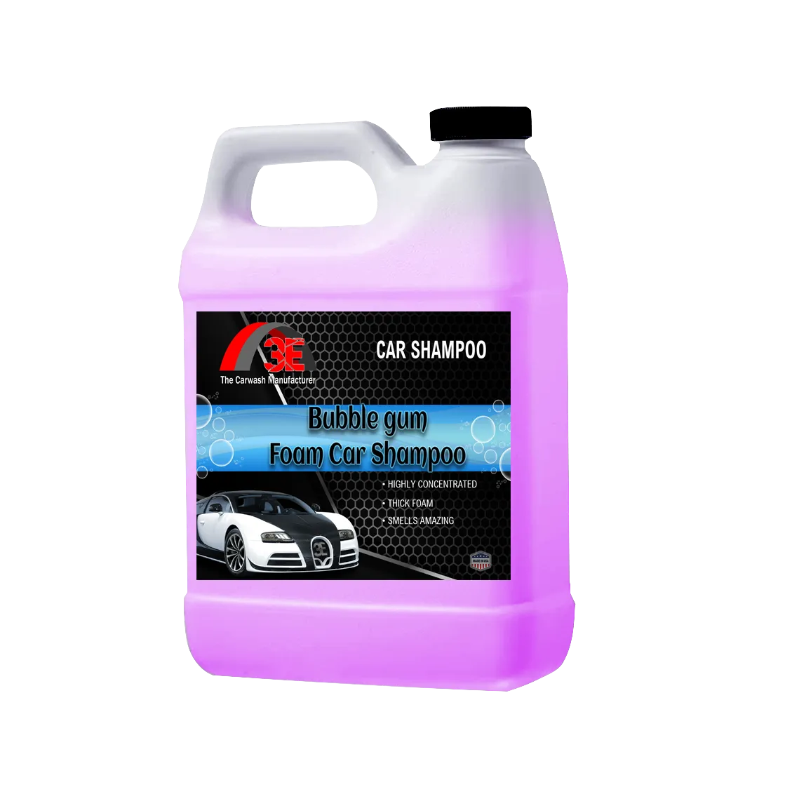 64oz Bubblegum Snow Foam Car Shampoo Purple – high foaming car shampoo for car wash owners and auto detailing pros.