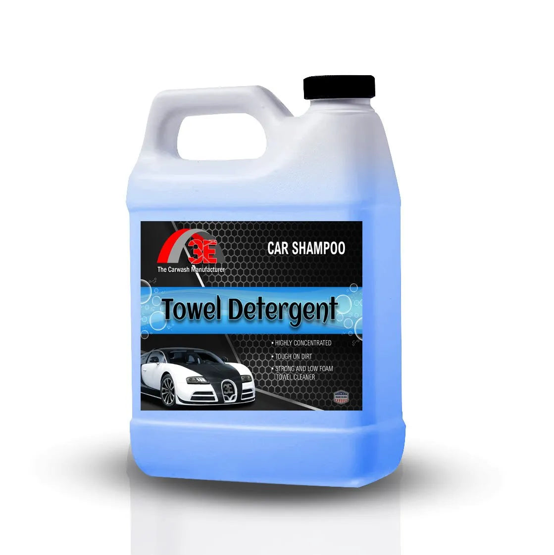 64oz Towel Detergent Car Shampoo – high foaming car wash soap for detailers, car wash owners, and car care.
