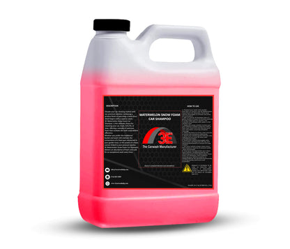64oz Watermelon Snow Foam Car Shampoo – premium high foaming car wash soap for detailers and frequent washes back view.