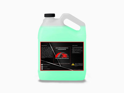 Back view of 1 gallon 3E Elevating Forest Pine Air Freshener & Odor Eliminator.