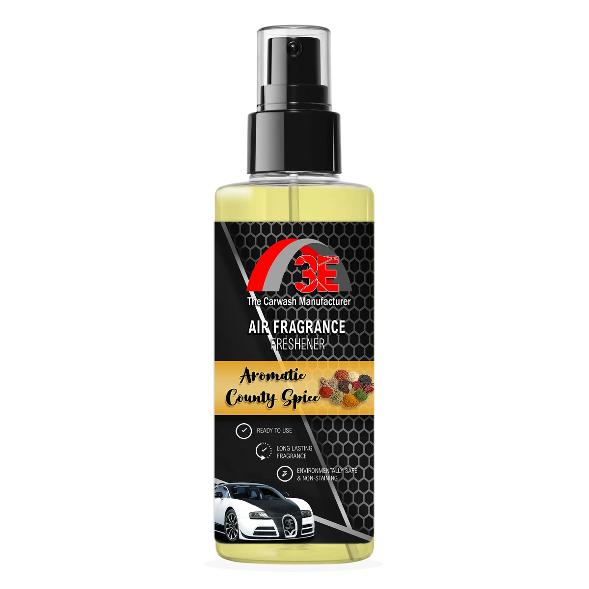 *BUY 2 GET 1 FREE* 3E Air Freshener Spray, 4 fl oz Home & Car Air Freshener - 3E The Carwash Manufacturer