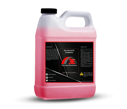 Deluxe Auto Shampoo 64 oz – High Foaming Car Shampoo and Car Wash Soap for frequent washing and mobile car detailing back view.