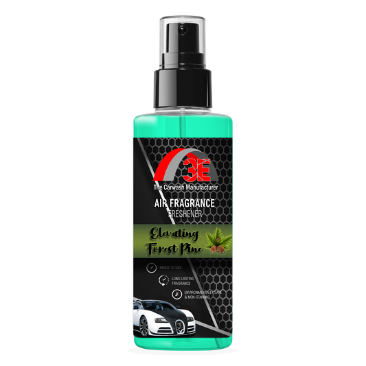 Car air fragrance spray bottle with a visible brand logo on a white background