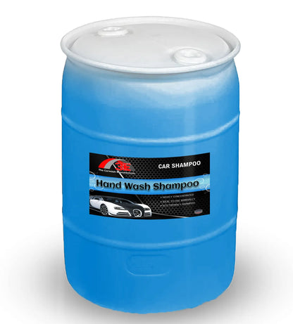 Hand Wash Car Shampoo 30 Gallon bulk professional car wash soap high foaming car shampoo for car wash owners and mobile auto detailing.