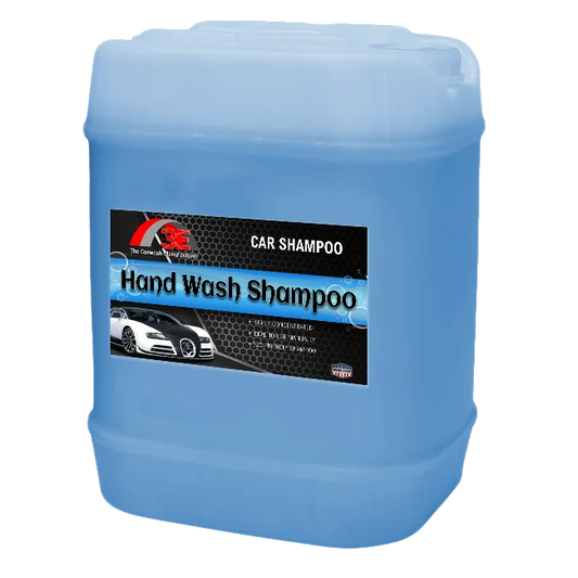 Hand Wash Car Shampoo 5 Gallon high foaming car wash soap and pH balanced car shampoo for car wash owners and mobile detailers display image.