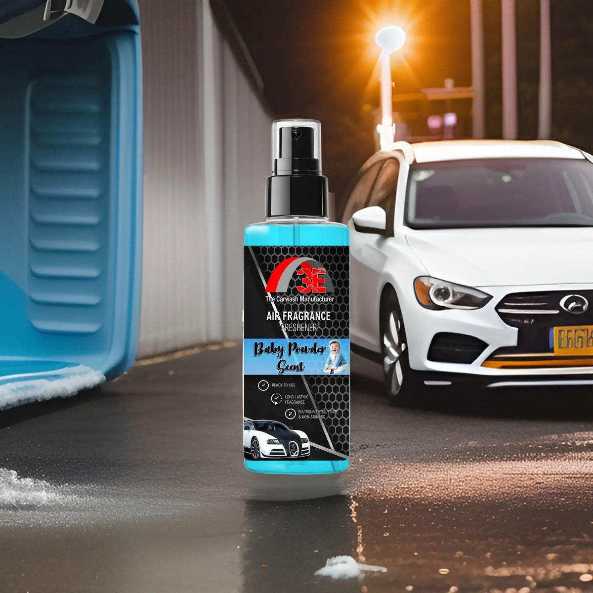 *BUY 2 GET 1 FREE* 3E Air Freshener Spray, 4 fl oz Home & Car Air Freshener - 3E The Carwash Manufacturer