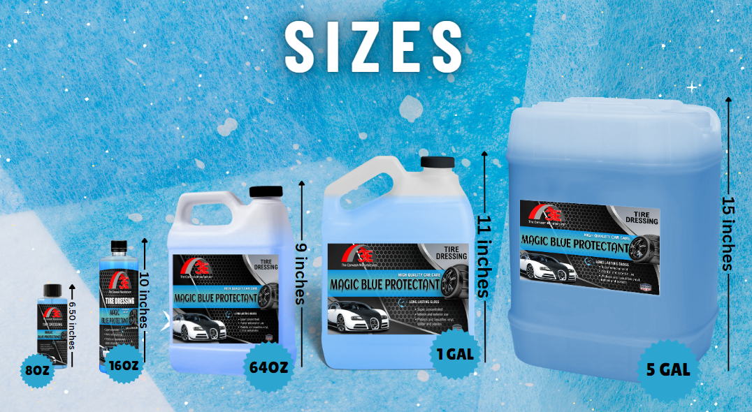 Magic Blue Protectant Tire Coating and Dressing