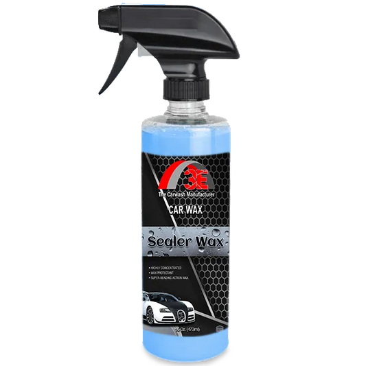 Sealer Wax 16 oz car wax for automotive paint protection and water beading on cars display image.