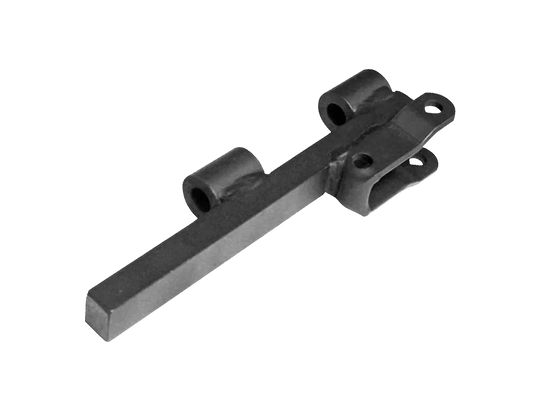 Steel frame link head with D88K carrier link for 2-pin 3-inch wheel frame used in Hanna conveyor systems.