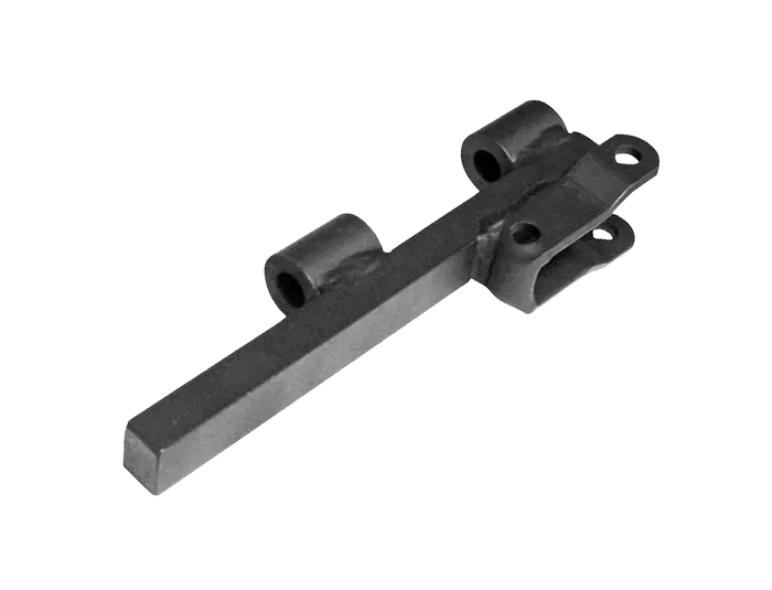 Steel frame link head with D88K carrier link for 2-pin 3-inch wheel frame used in Hanna conveyor systems.