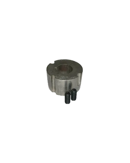 Steel taper lock bushing 2517 x 2.25 inch used for tunnel and surface car wash conveyor systems.