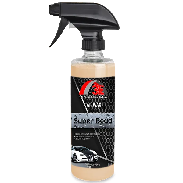 Super Bead 16 oz car wax for automotive paint protection with strong water beading.