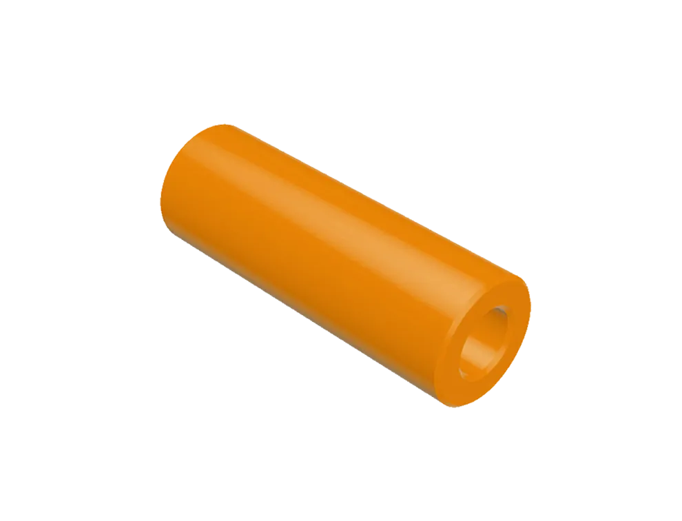 UHMW Pusher Wheel 2 inch Diameter x 5.5 inch Length x 1 inch Bore – Replacement Wheel for Hanna and compatible car wash roller assemblies by 3E The Carwash Manufacturer.