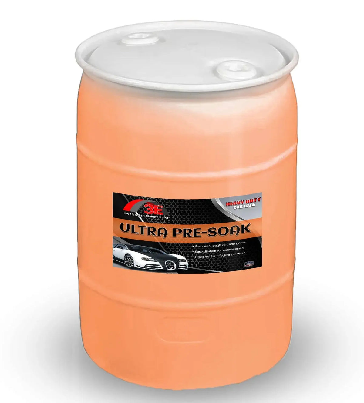 Ultra Pre-Soak 30 gallon bulk pre soak detergent for car wash California – professional tunnel car wash solution.