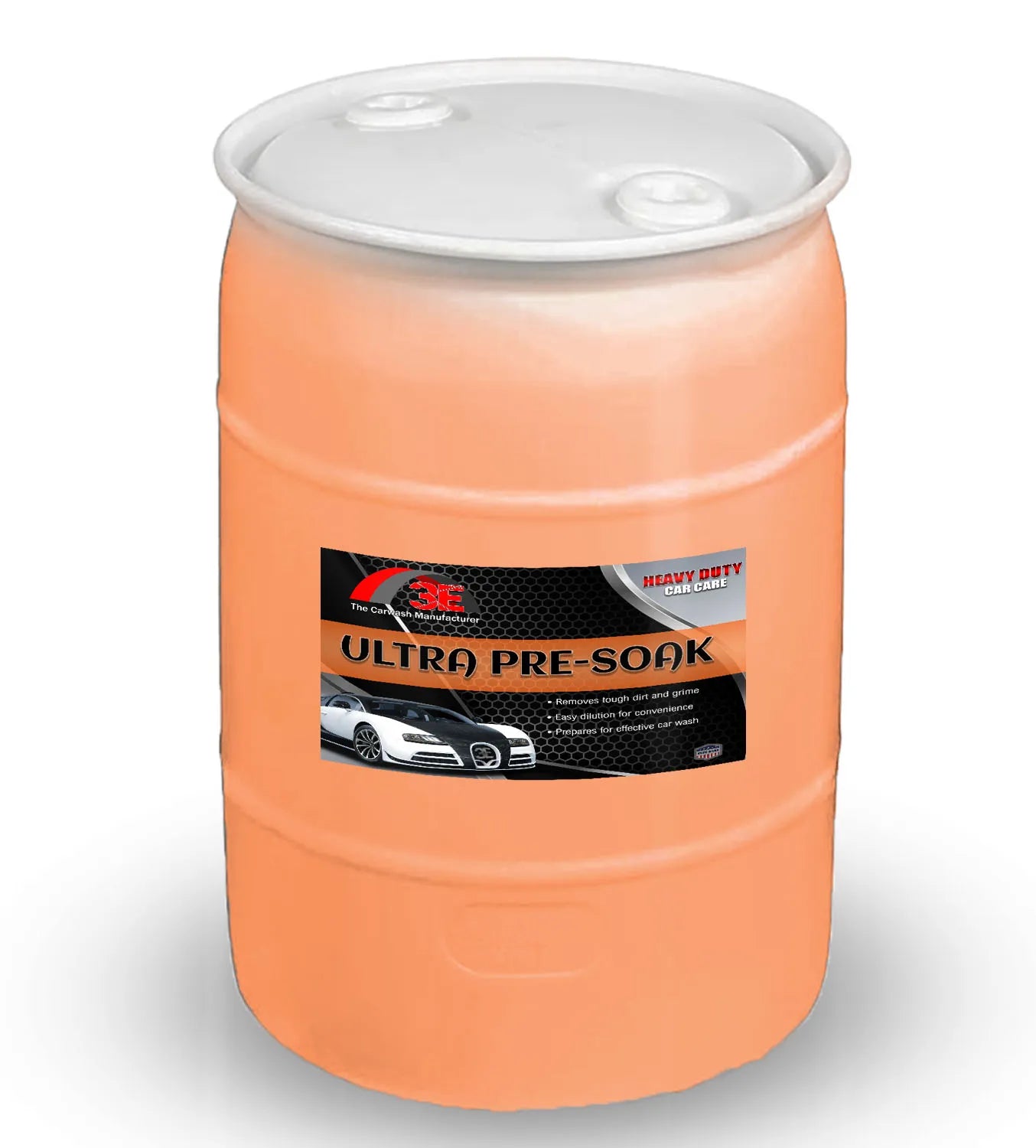 Ultra Pre-Soak 30 gallon bulk pre soak detergent for car wash California – professional tunnel car wash solution.