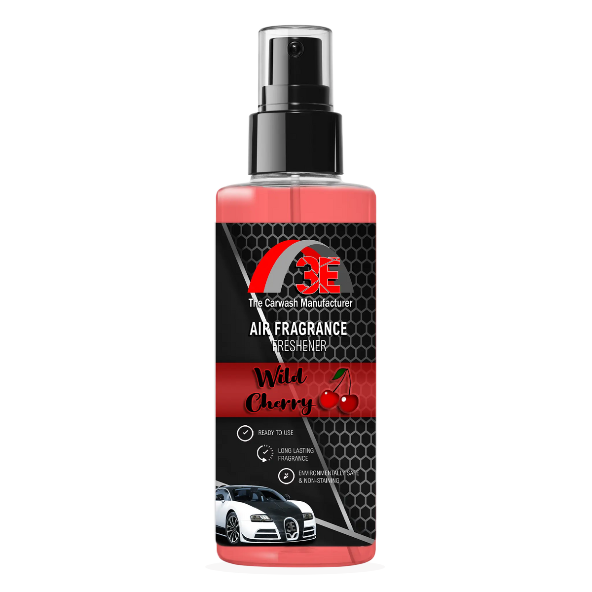 Wild Cherry Car Air Freshener – Long-Lasting Odor Eliminator 3E The Carwash Manufacturer