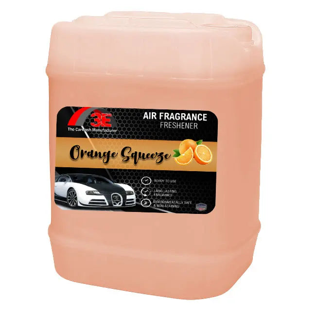 Professional Car Wash Air Freshener & Odor Eliminator – 5 Gallon Bulk | 18 Fragrances 3E The Carwash Manufacturer