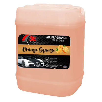 Professional Car Wash Air Freshener & Odor Eliminator – 5 Gallon Bulk | 18 Fragrances 3E The Carwash Manufacturer