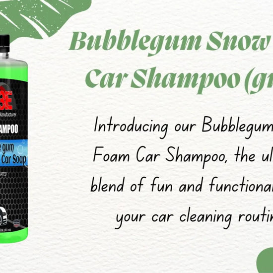 Bubblegum Snow Foam Car Shampoo (Green) – High Foaming Car Wash Soap Promotional Video.