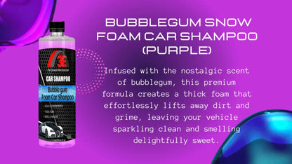 Bubblegum Snow Foam Car Shampoo (Purple) – High Foaming Car Wash Soap Promotional Video.