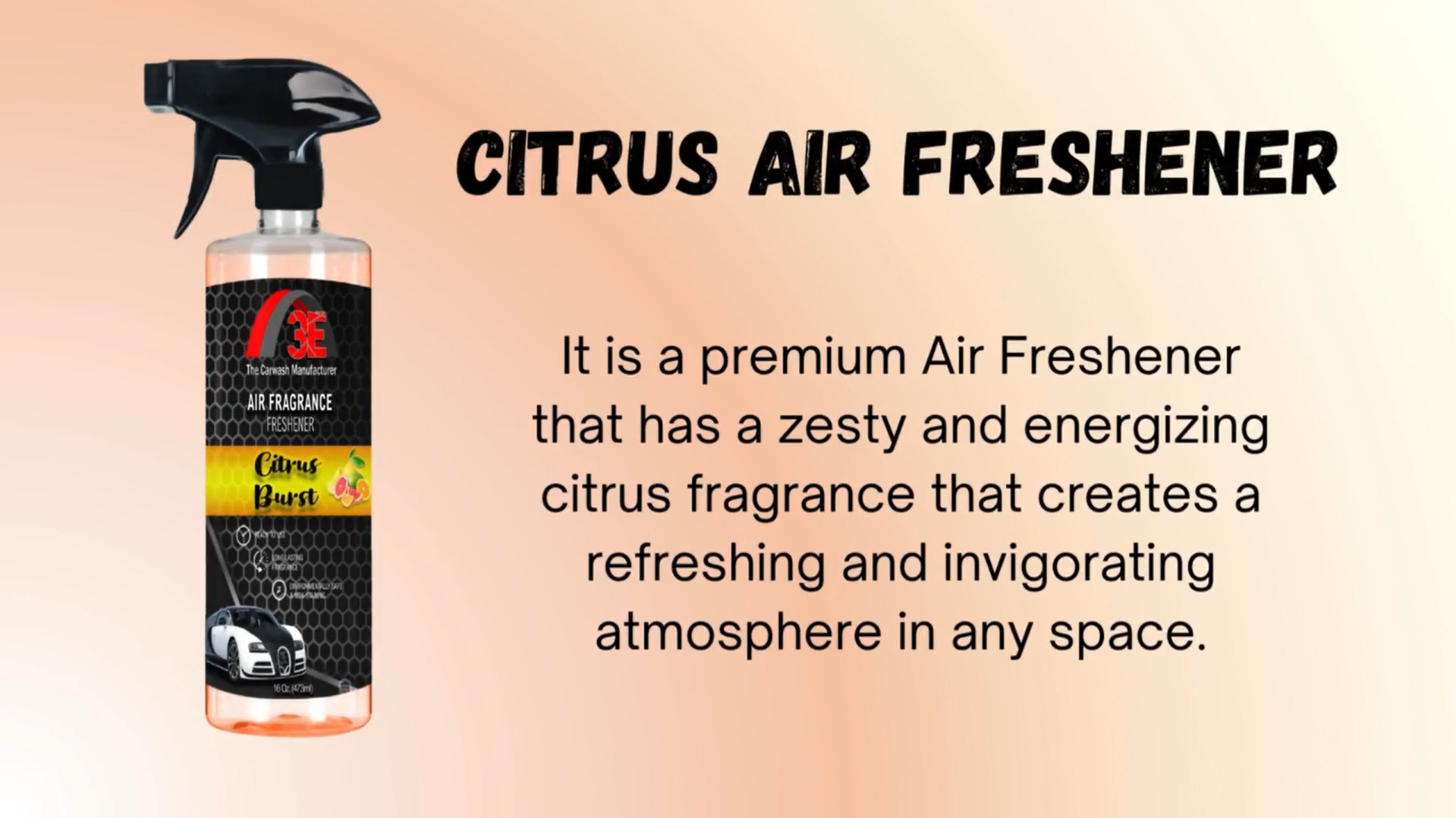Citrus Burst Air Freshener – Long-Lasting Odor Eliminator Promotional Video.
