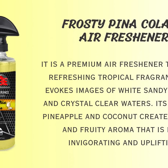 Frosty Pina Colada Air Freshener and Odor Eliminator Promotional Video.
