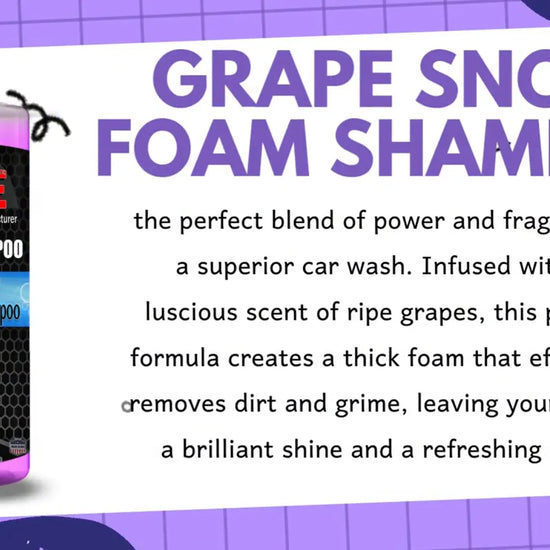 Grape Snow Foam Car Shampoo – Professional Car Wash Soap for Detailers Promotional Video.
