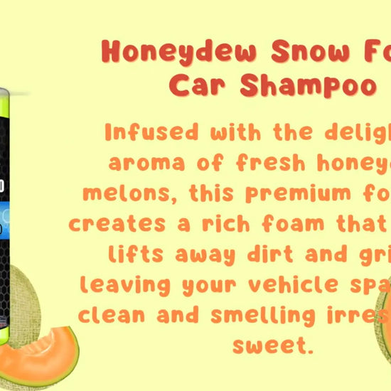Honeydew Snow Foam Car Shampoo – High Foaming Car Wash Soap Promotional Video.