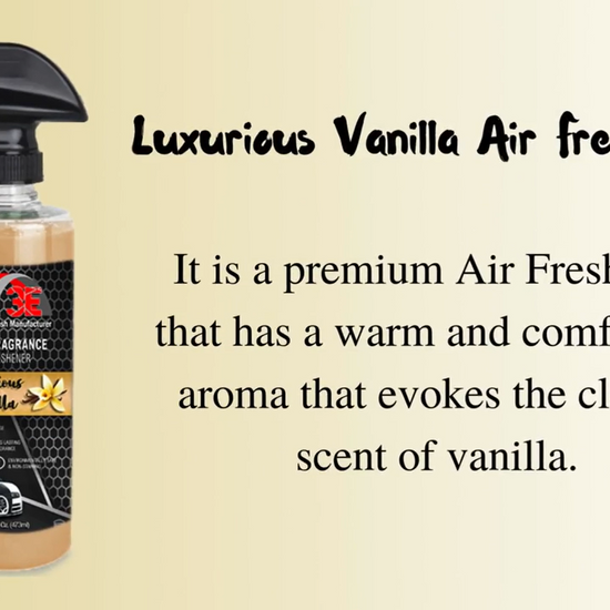 Luxurious Vanilla Air Freshener and Odor Eliminator Promotional Video.