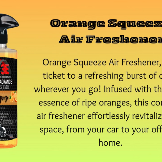 Orange Squeeze Air Freshener and Odor Eliminator Promotional Video.