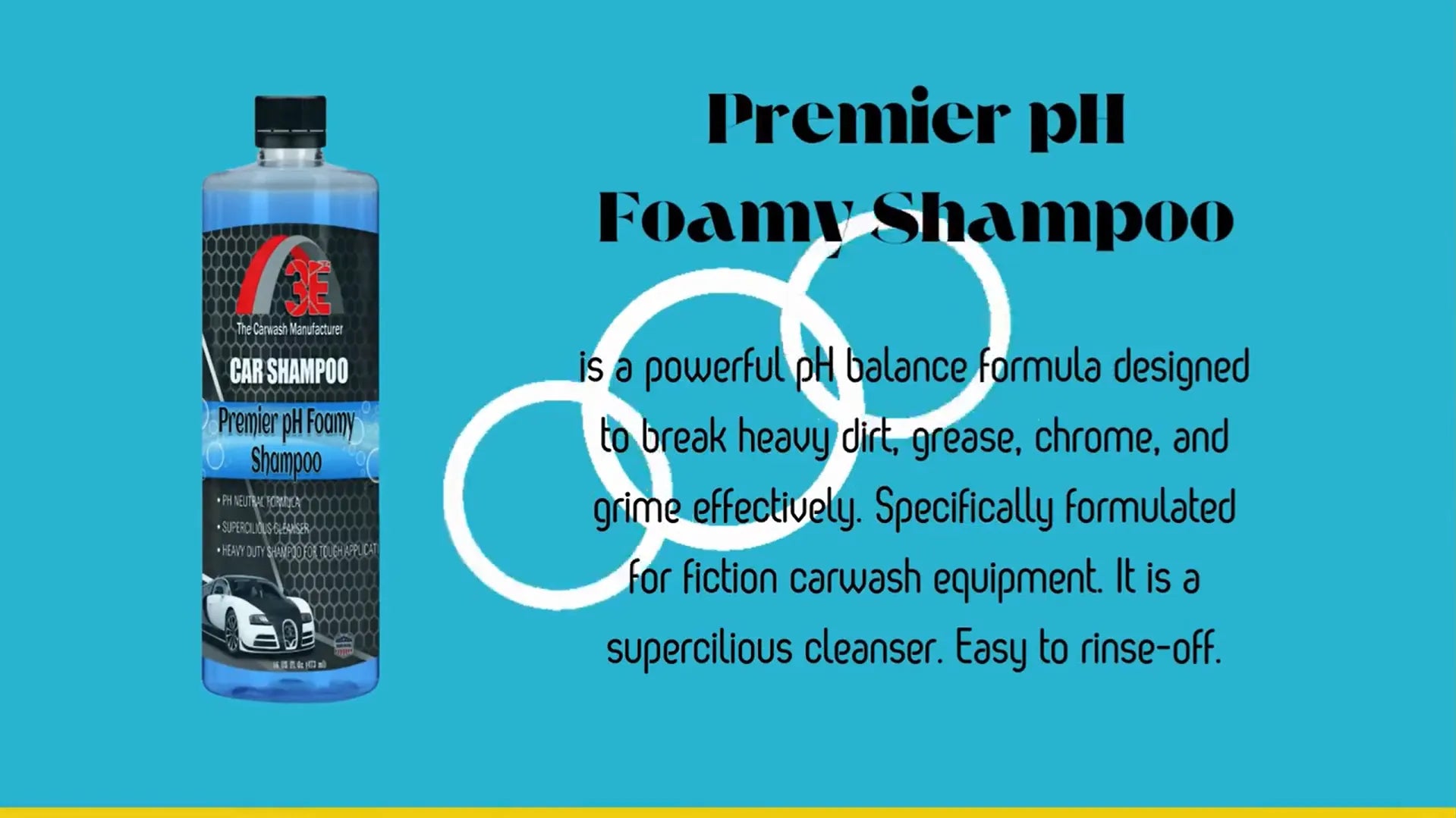 Premier pH Foamy Car Shampoo High-Foaming pH Balanced Car Wash Soap Promotional Video.