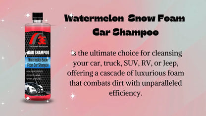 Watermelon Snow Foam Car Shampoo – High Foaming Car Wash Soap Promotional Video.